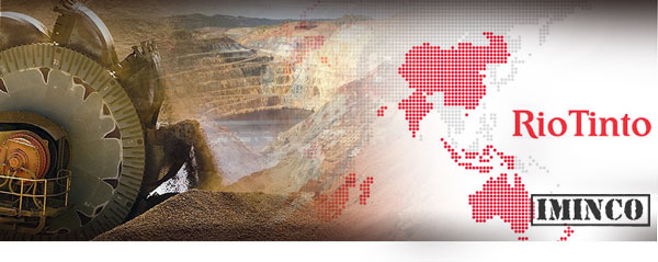 iMINCO Rio Tinto Iron Ore Mining - new chief appointed