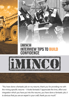ebook interview tips for mining jobs australia - iMINCO 