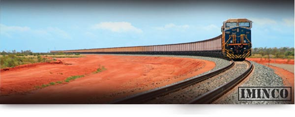 WA Mining Jobs - Fortescue Metals iron ore train on its way to Port Hedland in the Western Australian Pilbara iMINCO