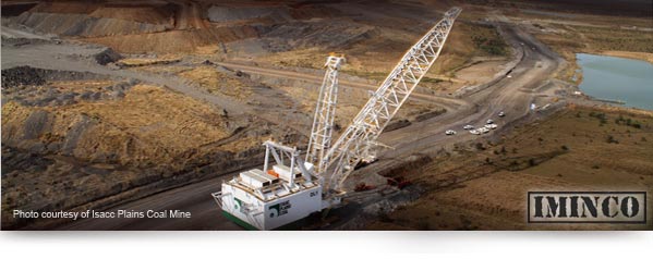 Isacc Plains Coal Mine - Bowen Basin - Leighton Holdings - Dragline Operations Coal Mining - iMINCO