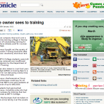 Fraser Coast Chronicle Mining Article