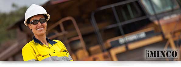 Australian Mining Activity higher than it's ever been in 2012 - image of a women in a mining job