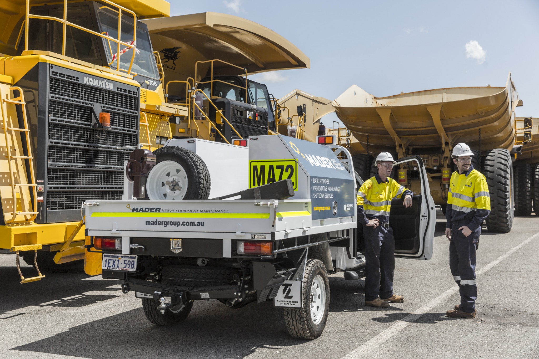 Heavy Duty Diesel Fitter Mechanic Field Service Mining Queensland