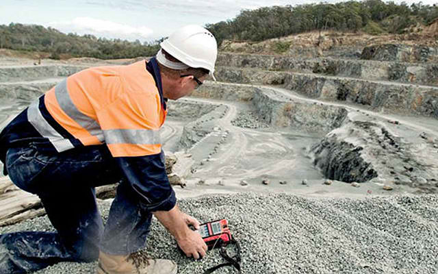Gold Mine Blast Crew Goldfields Kalgoorlie Australia