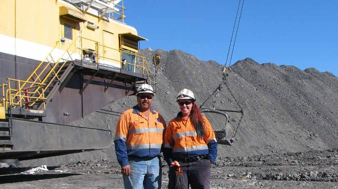 mining jobs women - first female dragline operator